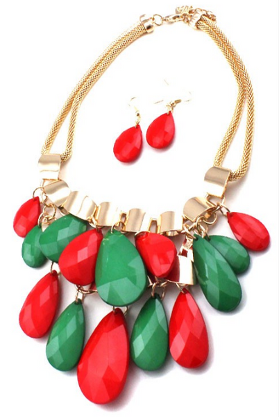 Holiday Necklace Set - Pretty Please on Broad