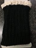 Knit Lace Boot Cuffs