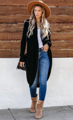 Double Take Cardigan Sweater - Pretty Please on Broad