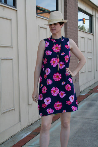 Floral Tank Dress - Pretty Please on Broad