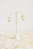 Gold Dot Button Earrings - Clip-On - Pretty Please on Broad