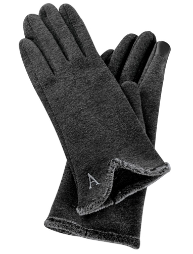 Silver Monogram Gloves - Pretty Please on Broad