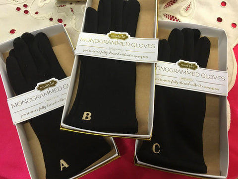 Monogram Gloves - Pretty Please on Broad