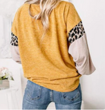 Reilly Cheetah Detail Balloon Sleeve hot trending ladies womens college girls fashion wiw wiwt boutique unique_Pretty Please on Broad online boutique altavista forest lynchburg VA charlotte NC NOLA