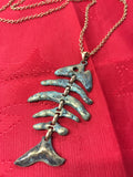 Nautical patina fish necklace set_Pretty Please on Broad Boutique