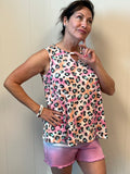 best boutique near me altavista lynchburg forest sml wine essential closet July Blue rainbow tie dye shorts