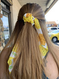 Long Ponytail Fruit Print Scrunchie - Pretty Please on Broad