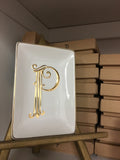 Monogram Initial tray