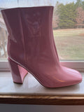 Best boutique near me Altavista Lynchburg VA online Virginia Wine Chicks Mos Closet pretty in pink barbie patent boots booties hot trend