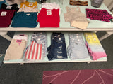 best boutique near me altavista lynchburg forest sml wine essential closet July Blue rainbow tie dye shorts