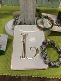 Monogram Initial tray