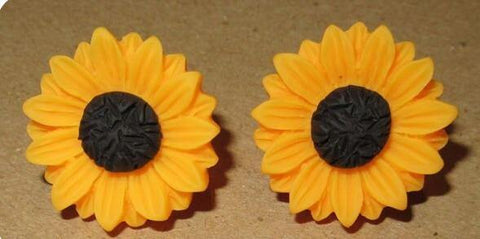 Sunflower Studs - Pretty Please on Broad
