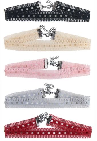 Lace Choker Necklaces - Pretty Please on Broad